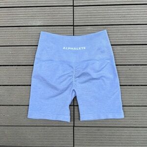 alphalete amplify shorts digital violet 4.5 XS